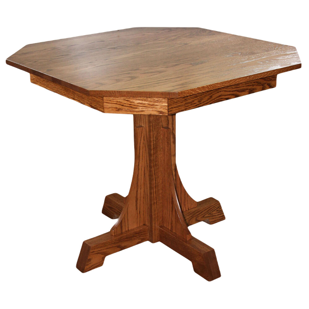 Mission Pedestal Collection Pub Table 
