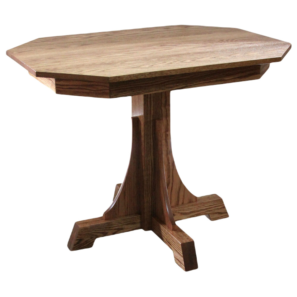 Mission Pedestal Collection Breakfast Table 