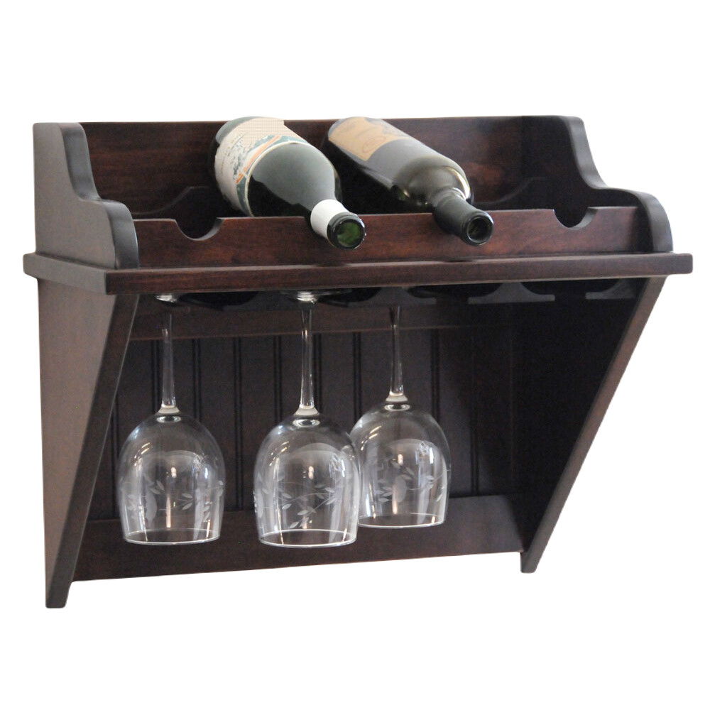 4 Bottle Wine Shelf