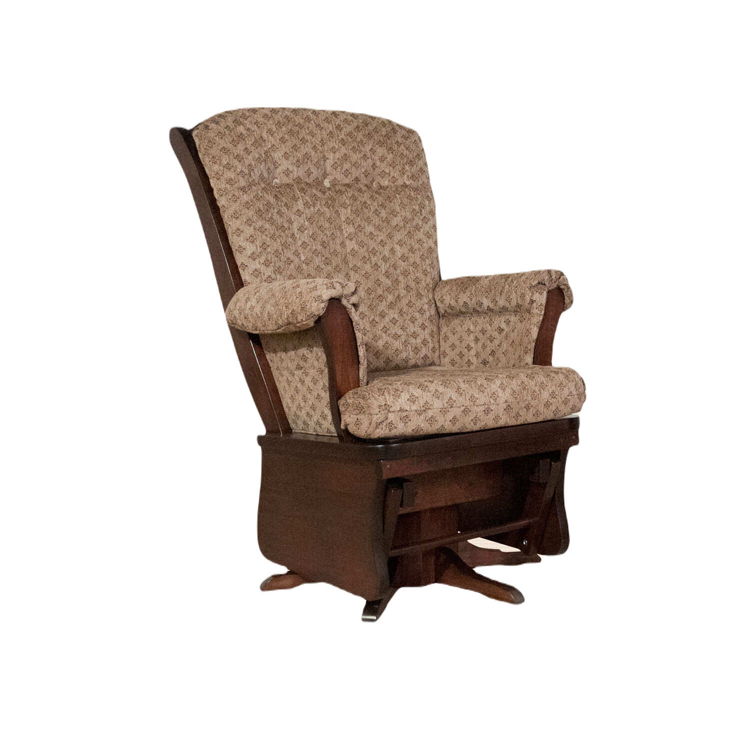 Sleigh Back Swivel Glider Rocker