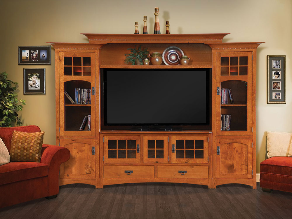Winchester Bridge Entertainment Wall Unit with 60" TV Console