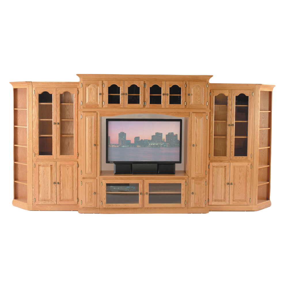 Traditional Style Heirwood Modular Entertainment Group with 55" TV Opening