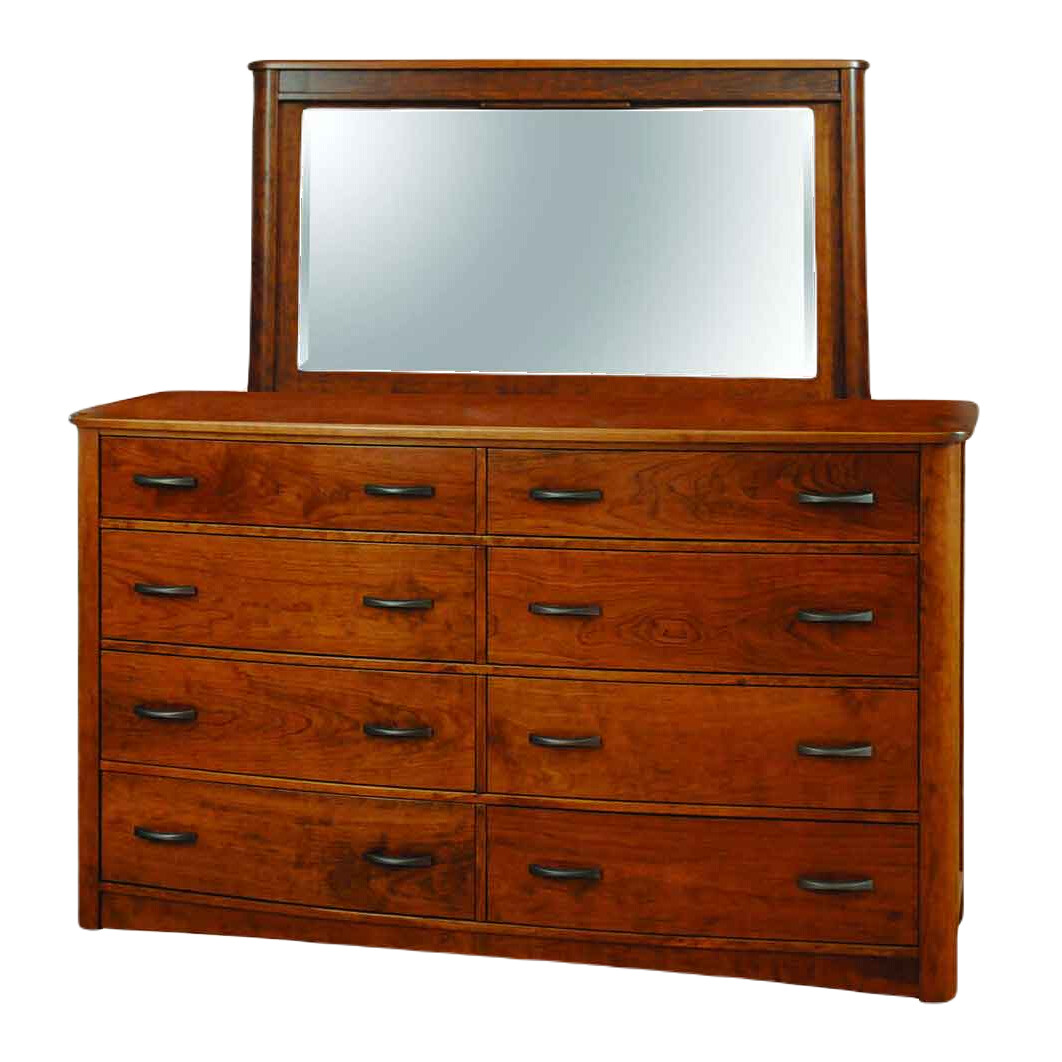 Meridian Tall Dresser shown with Deluxe Mirror
