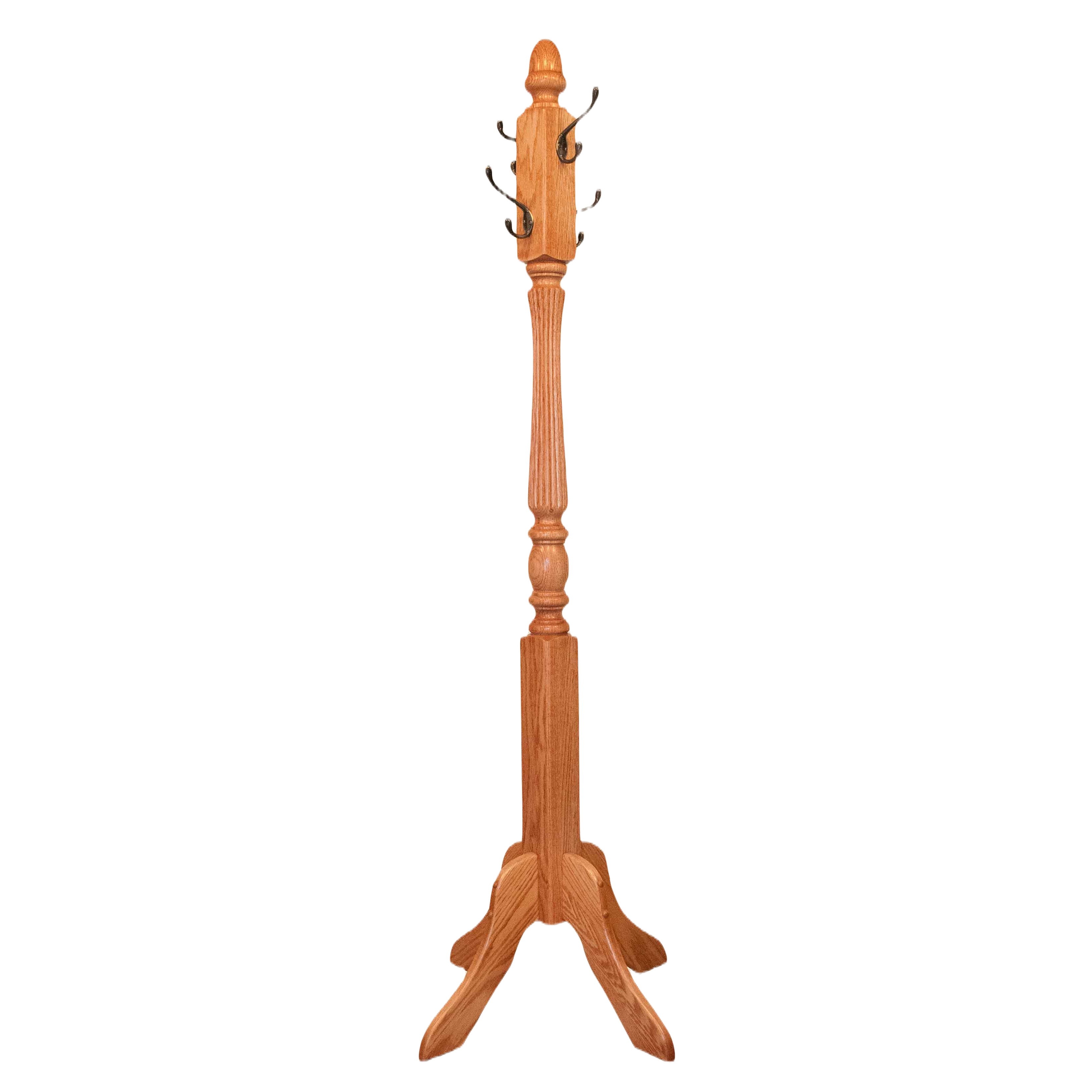 Reeded Post Hall Tree