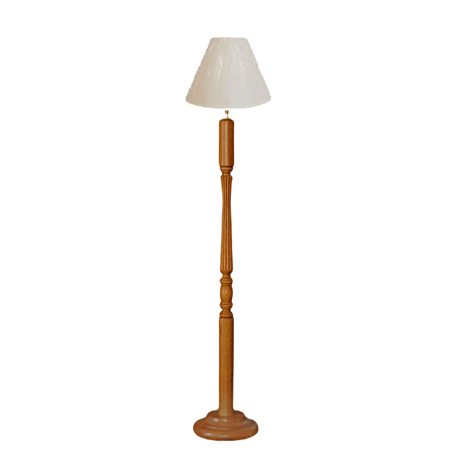 Reeded Post Reading Lamp