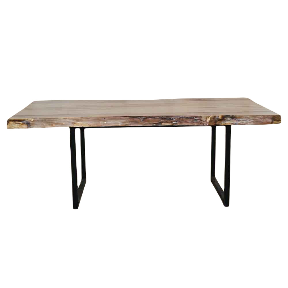 Romance Series Coffee Table with Rochester Iron Base