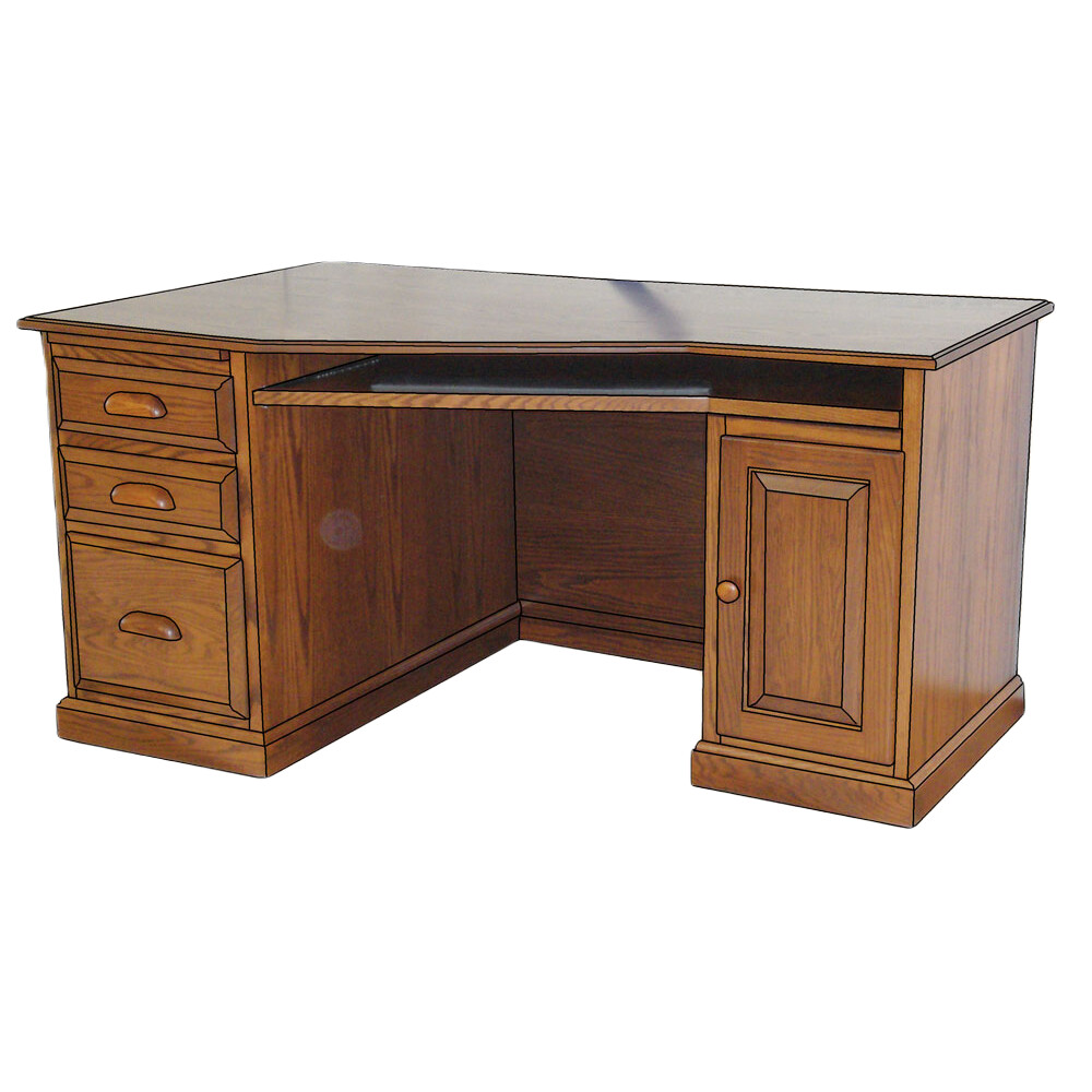 The Traditional Collection Wedge Desk 