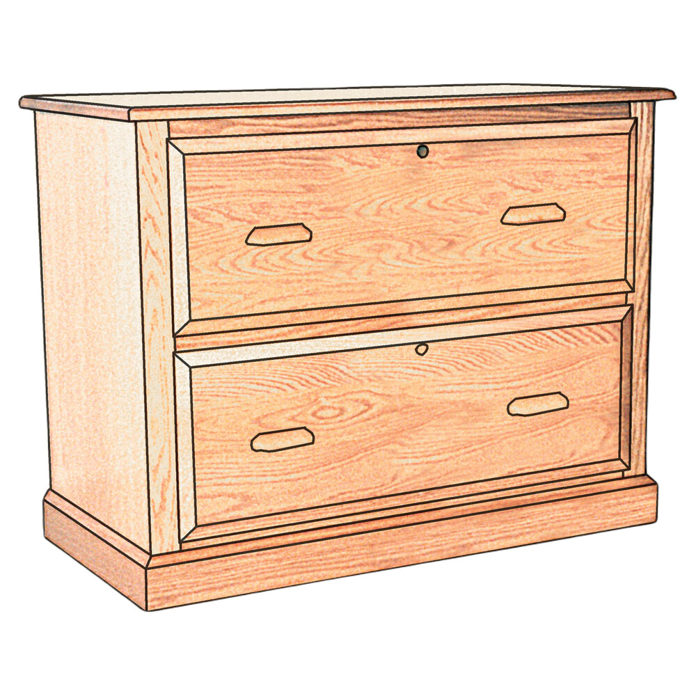 The Traditional Collection 2 Drawer Lateral File Cabinet 