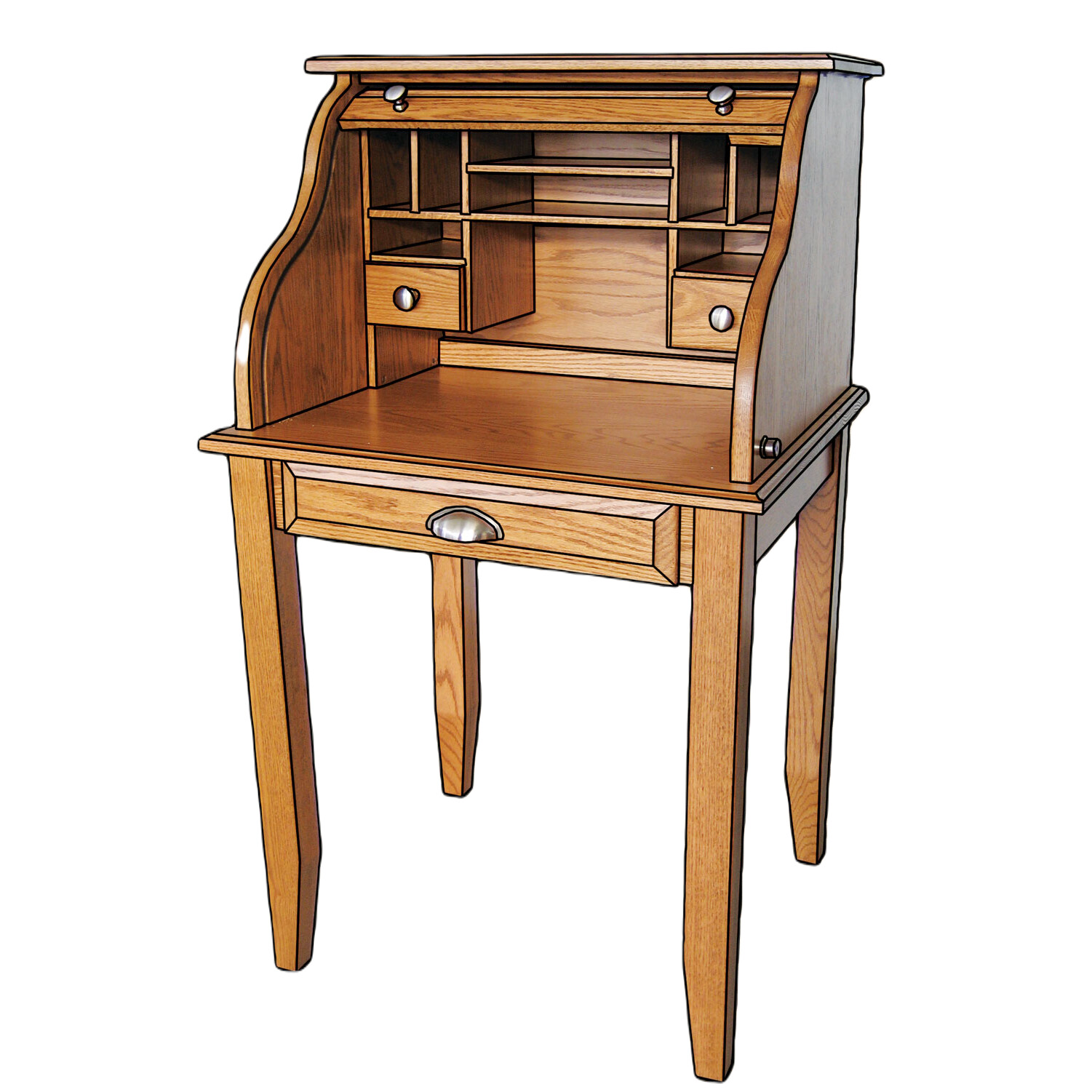 The Jasper Collection Secretary Rolltop 